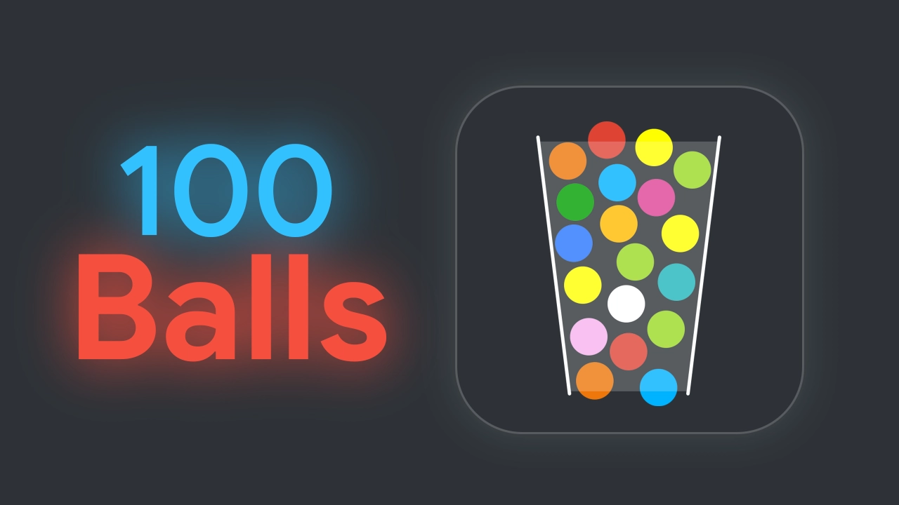 100 Balls - Tap to Drop the Color Ball Game