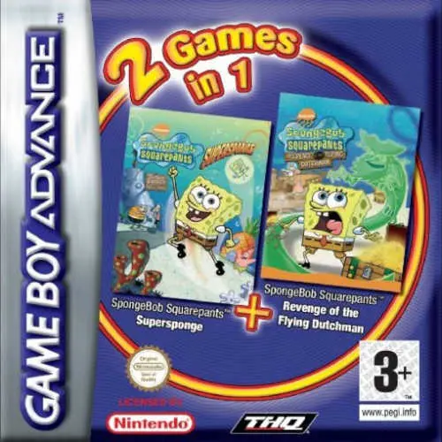 2 Games in 1 - SpongeBob SquarePants - SuperSponge & Revenge of the Flying Dutchman