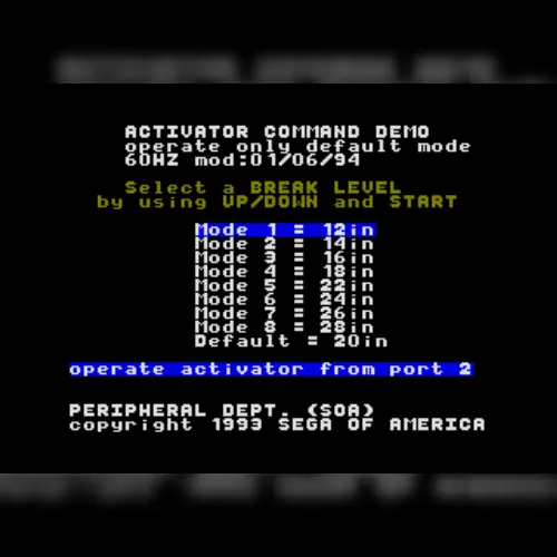 Activator Command Demo 60 Hz