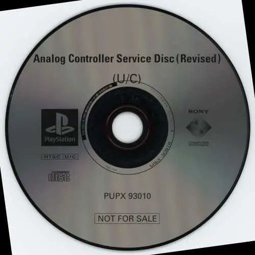 Analog Controller Service Disc