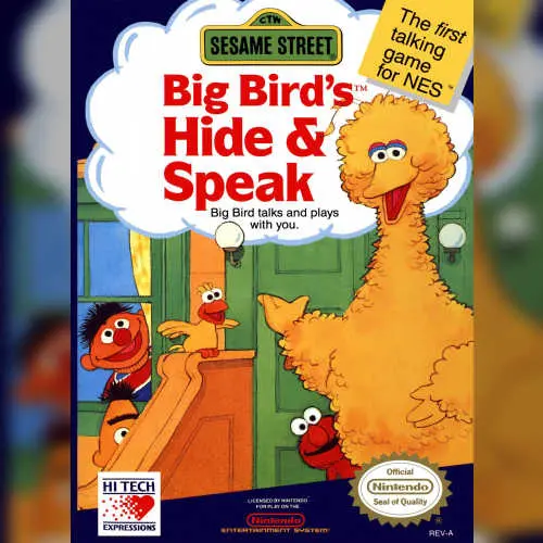 Big Bird's Hide and Speak