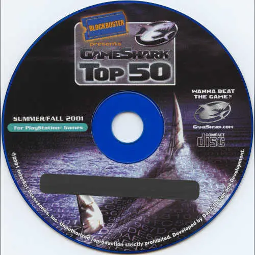 Blockbuster Presents - GameShark Top 50 - Summer Fall 2001