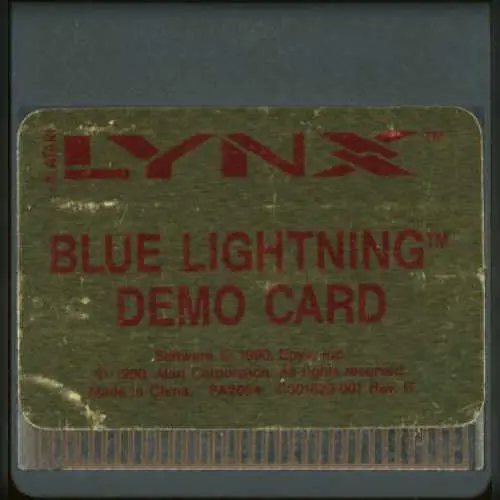 Blue Lightning Demo