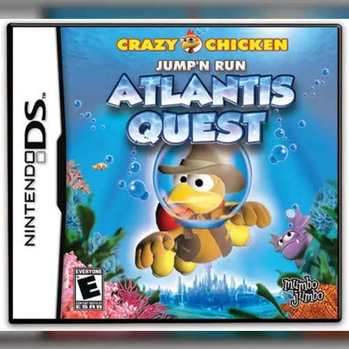 Crazy Chicken Jump'n Run - Atlantis Quest
