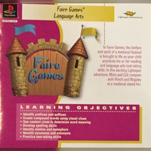 Faire Games - Language Arts