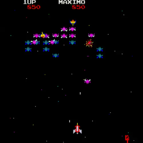 Galaxian Growing Galaxip / Galaxian Nave Creciente