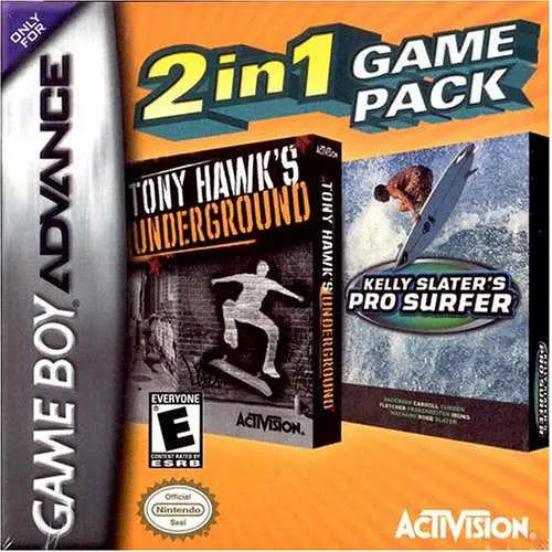 in-1 - Tony Hawk's Underground & Kelly Slater's Pro Surfer