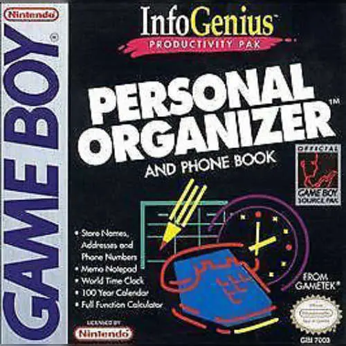 InfoGenius Productivity Pak - Personal Organizer and Phone Book