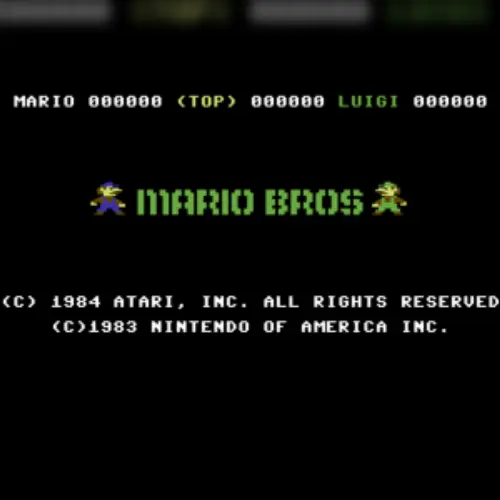 Mario Bros - Title