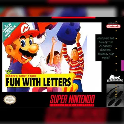 Mario's Early Years - Fun with Letters