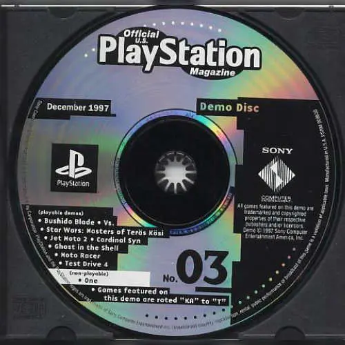 Official U.S. PlayStation Magazine Demo Disc 03