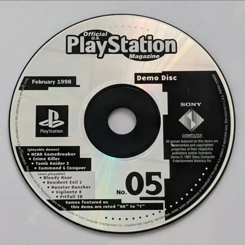 Official U.S. PlayStation Magazine Demo Disc 05