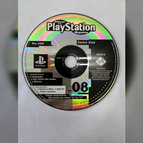 Official U.S. PlayStation Magazine Demo Disc 08