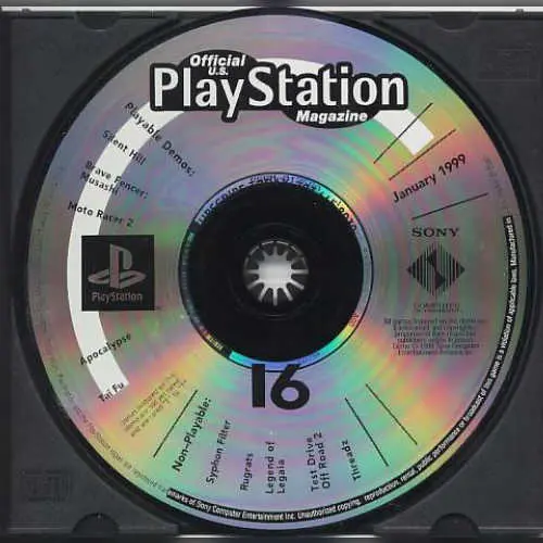Official U.S. PlayStation Magazine Demo Disc 16