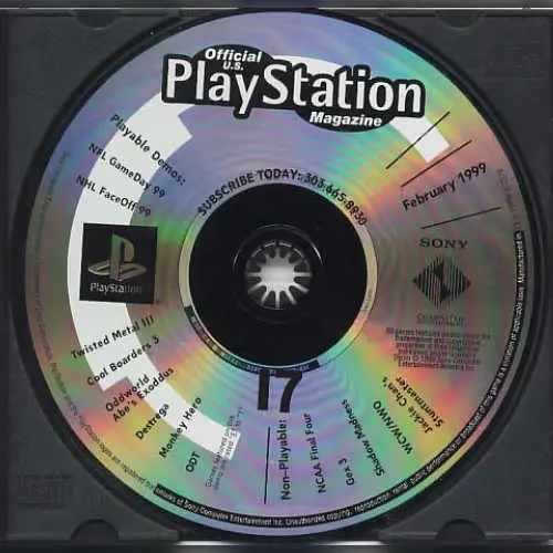 Official U.S. PlayStation Magazine Demo Disc 17