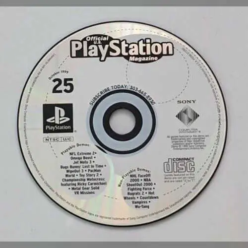Official U.S. PlayStation Magazine Demo Disc 25