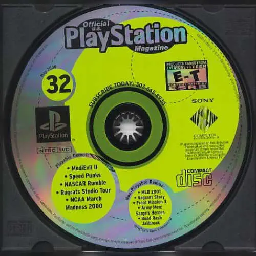 Official U.S. PlayStation Magazine Demo Disc 32