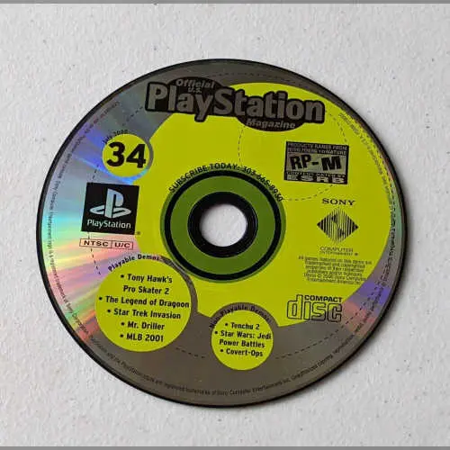 Official U.S. PlayStation Magazine Demo Disc 34