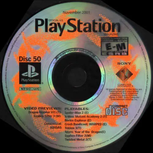 Official U.S. PlayStation Magazine Demo Disc 50