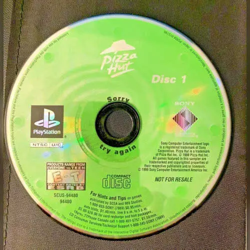 Pizza Hut Disc 1