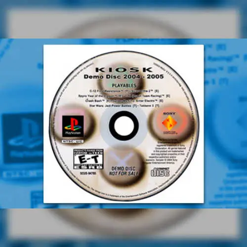 PlayStation Kiosk Demo Disc 2004-2005