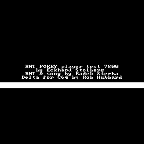 RMT POKEY Player Test