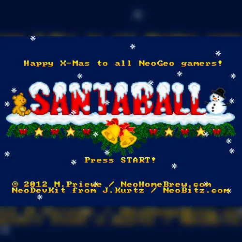 SantaBall - Christmas Tennis Game