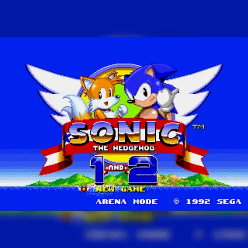 Sonic 2 Menu no Sonic 1