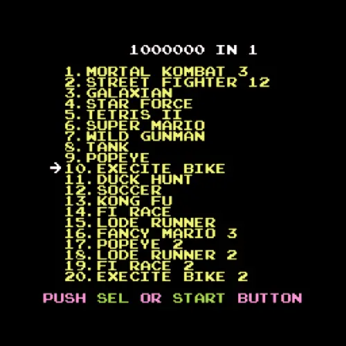 Super 1000000-in-1