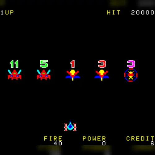 unknown 'Space Invaders' gambling game